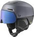 Bollé X-Fusion Mips Casque de ski avec visière | Titanium Black Matte | Photochromic Blue Cat. 1-3 | Taille : 55 - 59 cm