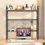 Merkloos Desktop Boekenkast voor Kantoor en Studie