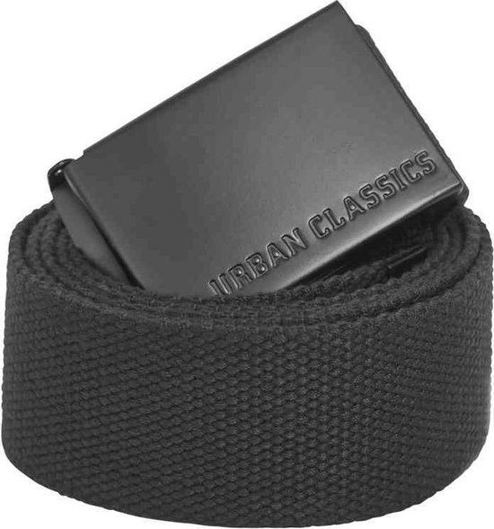 Urban Classics Canvas Unisex Riem - Zwart