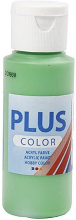 Color Plus Acrylverf Bright Green 60 ml Hobbyverf