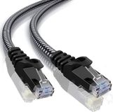 Allteq CAT 6 U/UTP Netwerk kabel Zwart 1 meter