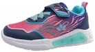 Lico Blinky : Chaussures pour filles, chaussures basses, à scratch, multicolores, pour le quotidien