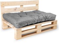 Bananair Palletkussen - Tuinkussen voor Palletbank - Zitkussen - 120x80x15 cm - Grijs