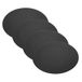 Villeroy & Boch Manufacture Rock Faux-Leather Ovale Omkeerbare Placemats, Set van 4, Zwart