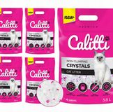 Calitti Crystals Silica Kattenzand 3,8L – Stofvrij – Geurabsorberend – Antibacterieel – 3-4 Weken