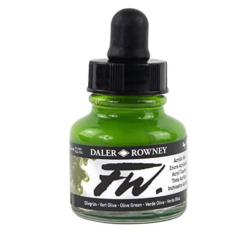 Daler Rowney FW Acrylverf - Olijfgroen - 29.5 ml