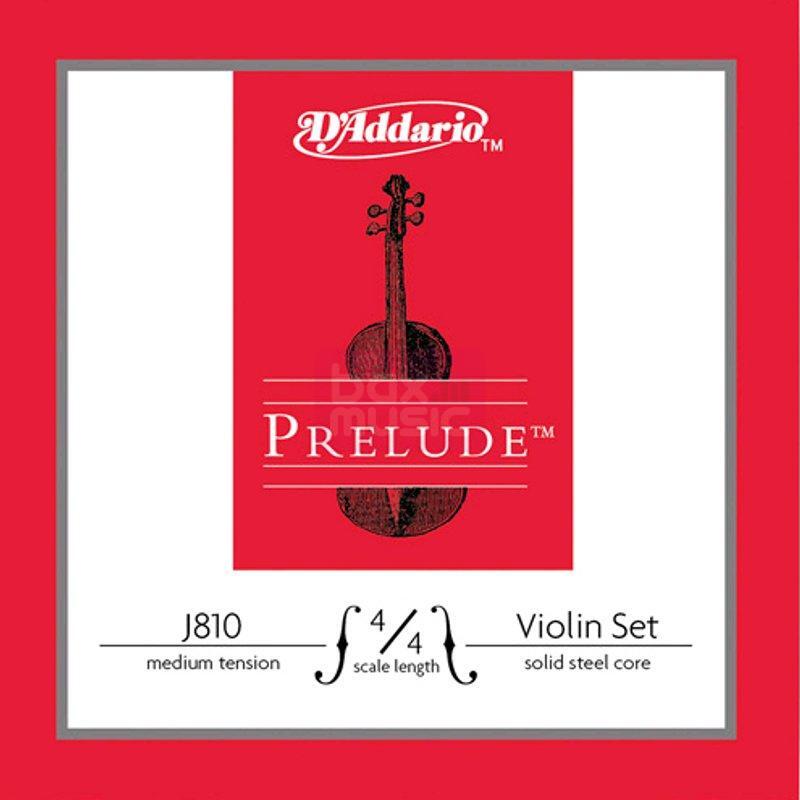 D'ADDARIO J810 Prelude Violin 4/4 Medium vioolsnaren set