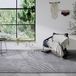 Elle Decor ation Pigment Hoogpolig tapijt, modern woonkamertapijt, shaggy, modern patroon, wollig, zacht, boho-tapijt voor woonkamer, slaapkamer, lichtgrijs, 80 x 120 cm