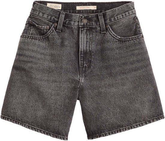 Levis Hoge Baggy Shorts - Streetwear - Vrouwen - Zwart - W24
