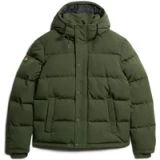 Superdry Korte Everest pufferjas met capuchon Heren Gewatteerde jas