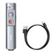 Baseus Orange Dot Multifunctionele afstandsbediening voor presentatie, met laser pointer - grijs