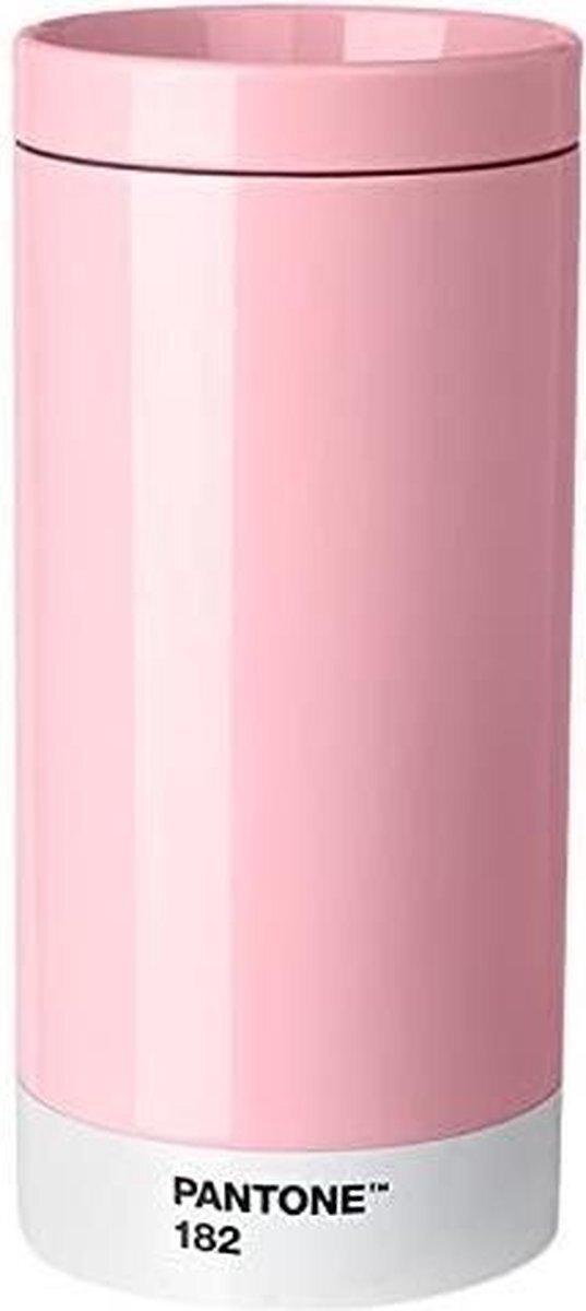 Copenhagen Design Pantone Drinkbeker - To Go - RVS - 430 ml - Light Pink 182 C