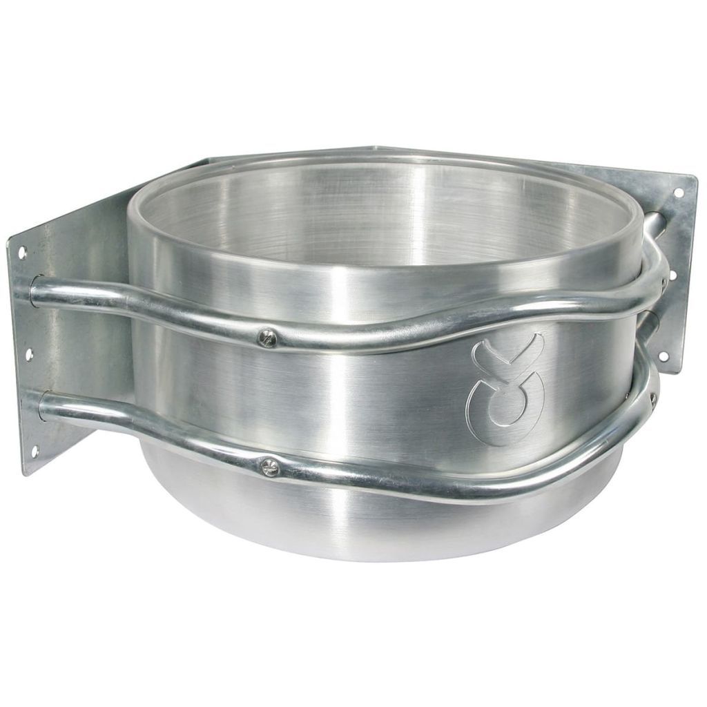 Kerbl Voerbak 18 L aluminium zilver