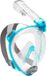 Cressi Baron Masque de plongée Transparent, Bleu M-L