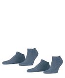 Esprit Basic Uni 2-Pack Heren Sneakersokken Blauw Maat 39-42