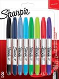 Sharpie Permanente Markers, Meerkleurig, 8 Stuks