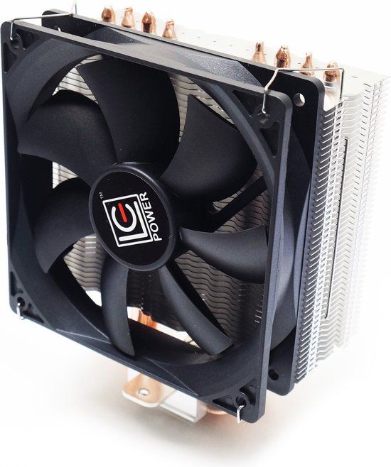 LC-Power LC-CC-120 CPU Cooler - 120mm Fan - 180W TDP - Black/Silver