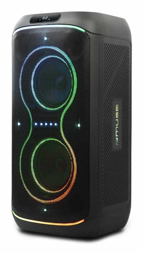 Muse Electronics Muse M-1930 DJ Draagbare & party speaker Feestluidspreker Zwart 300 W