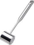 Fissler Essential Ronde vleeshamer van roestvrij staal (28 cm/0,4 kg) met ophangoog, vaatwasmachinebestendig