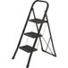 TOOLCRAFT TO-10398471 Acier Marchepied Pliant, Montage Sans Outils Hauteur De Travail (max.): 2.7 m Noir EN 14183
