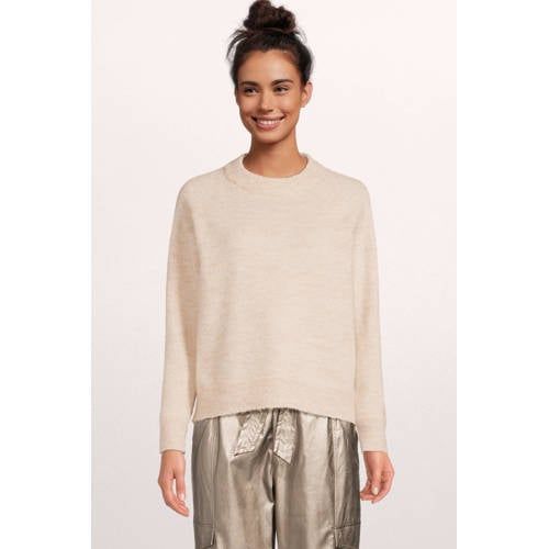 SELECTED FEMME SLFLULU Wool Sweater - Sand