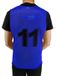 PowerShot Set van 11 Chasubles genummerd 1 tot 11 - Blauw - Volwassene