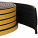 vidaXL Zelfklevende raamdichting Zwart 8 x 3 mm 25 m EPDM-schuin
