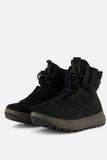 Ecco Solice Veterboots Zwart Nubuck - Maat 39