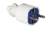 Witte luchtstekker, 16 A, 250 V, ideaal voor veilige elektrische verbindingen buiten en krachtige apparaten.