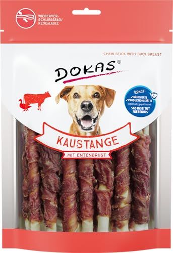 DOKAS Kauwstang – graanvrije premium snack voor honden, 9 stuks (9 x 200 g)