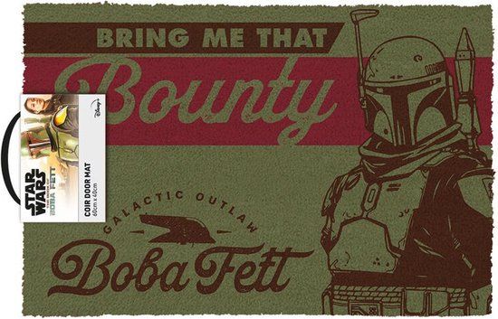 Star Wars - The Mandalorian - "Bring me that bounty" Doormat 55x37cm