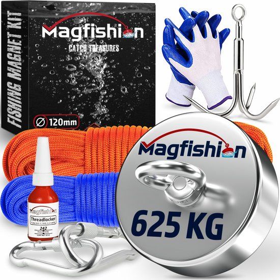 Magfishion Magneetvissen MEGA Set 625 KG