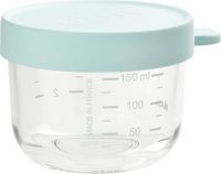 BÉABA Beaba Glazen Bewaarpotje 150 ml Lichtblauw