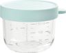 BÉABA Beaba Glazen Bewaarpotje 150 ml Lichtblauw