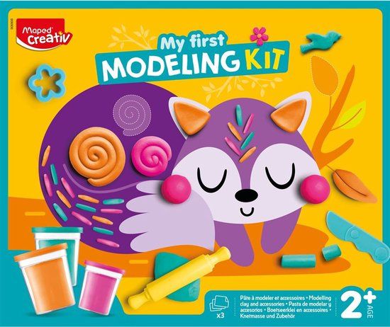 Maped Creativ Modelleerklei Set – 3×84 g – 2+ – Multicolour