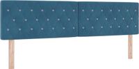 vidaXL Hoofdbord Donkerblauw 180 cm Fluweel