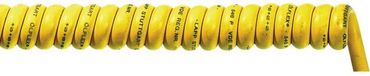 Lapp 73220142 Spiraalkabel ÖLFLEX® SPIRAL 540 P 1700 mm / 5000 mm 7 G 1 mm² Geel