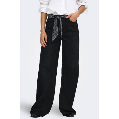 JDY JDYVERA wide leg jeans - zwart