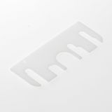 Axa Onderlegplaat 1mm kunststof wit voor scharnier 89 x 89mm 1143-01-95