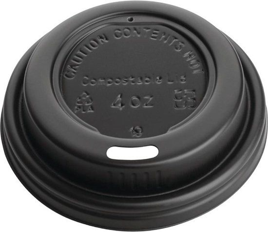 Fiesta Compostable 50 deksels voor espressobekers 11,3cl (50 stuks)