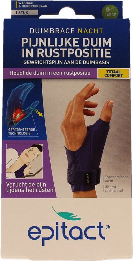 Epitact Duimbrace Nacht Links Maat L 1ST