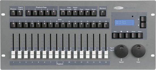 Showtec SM-16/2 FX - 512-kanaals DMX-lichtsturing