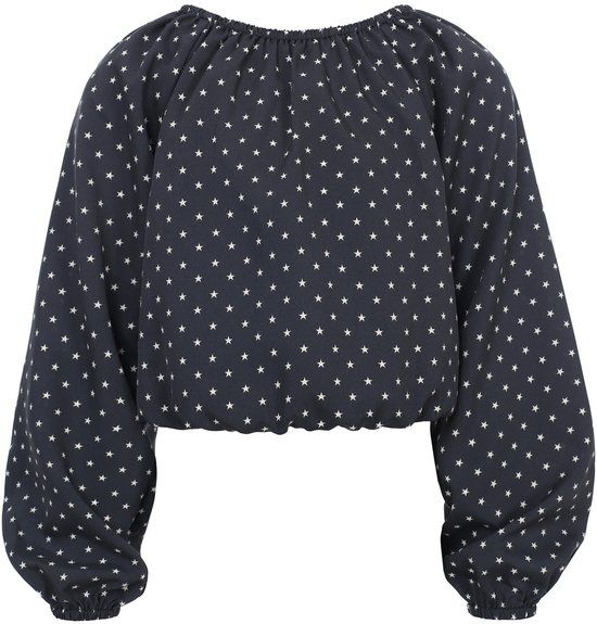 LOOXS 10sixteen 2601-5115-608 Meisjes blouseseizoenps26 - Maat 146/152 - antraciet dessin van 100% Polyester