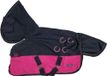 HKM Funny Horses Regendeken roze/donkerblauw 50