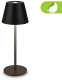 B.K.Licht BRILONER Kiki Nano Tafellamp Oplaadbaar Zwart