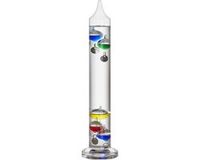TFA Dostmann Galileo Galilei analoge glazen thermometer, 33cm