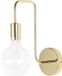 Beliani SAVENA - Wandlamp - Goud - Metaal - E27 - 40W - Ovaal