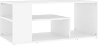vidaXL Salontafel 100x50x40 cm bewerkt hout wit