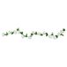 Chaks Rozen bloemenslinger - kunstplant/bloem - wit - 220 cm