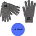 Heatkeeper - Gebreide thermohandschoenen - Heren - Grijs - L/XL - 2-Paar